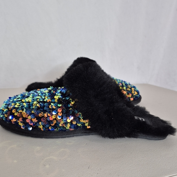 UGG Australia Scuffette II Stellar Multicolored Sequin Slip-On Slippers - Size 8 - Picture 3 of 14